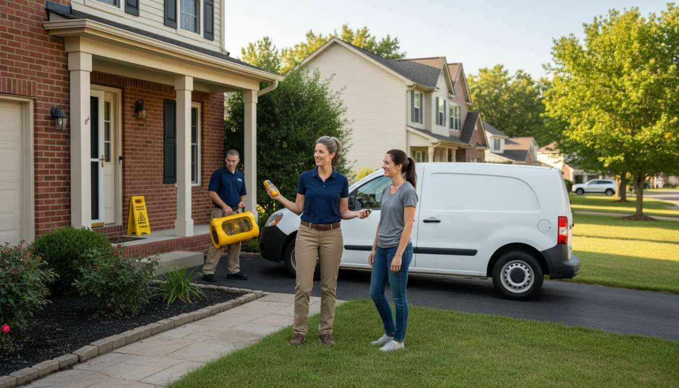 Water restoration image for Home Water Damage Repair in Hudgins, VA